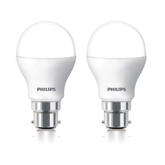 Philips 9W LED Bulb Base B22 (Crystal White/ Cool Day Light, Pack of 2)