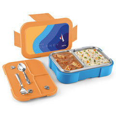 Bravo 2 Steel Thermoware Lunchbox (Milton)