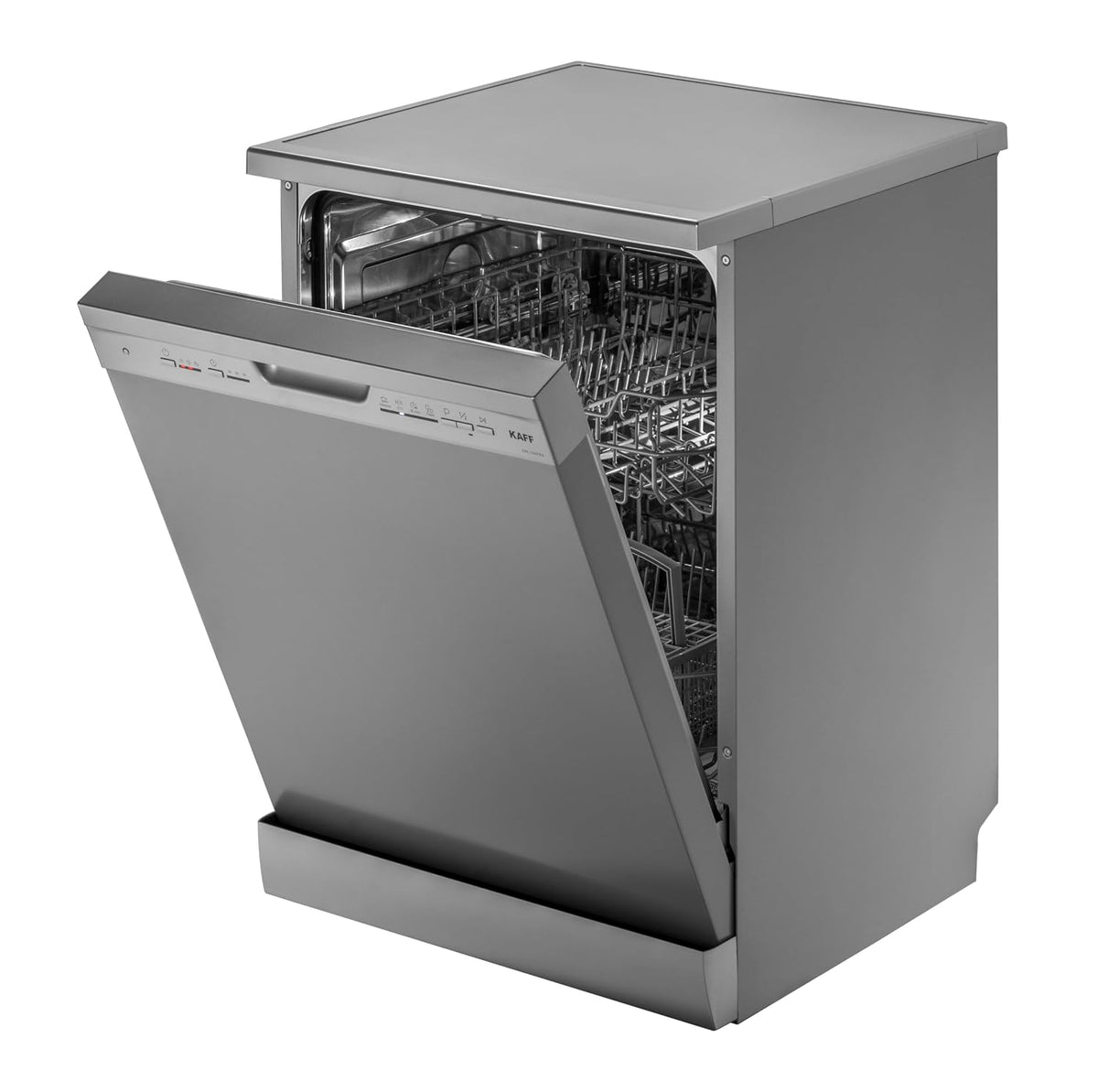 Kaff DW CENTRA 60 Dishwasher 12 Place Settings | 4 Wash Programs | Intensive, Eco, 90 Min & Rapid Wash | Stainless Steel