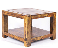 Solid Sheesham Wood Coffee Table/Centre Table - Teak Finish