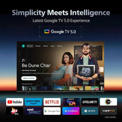 Philips 164 cm (65 inches) 4K Ultra HD QLED Smart QD-Mini LED Google TV 65MLED610/94