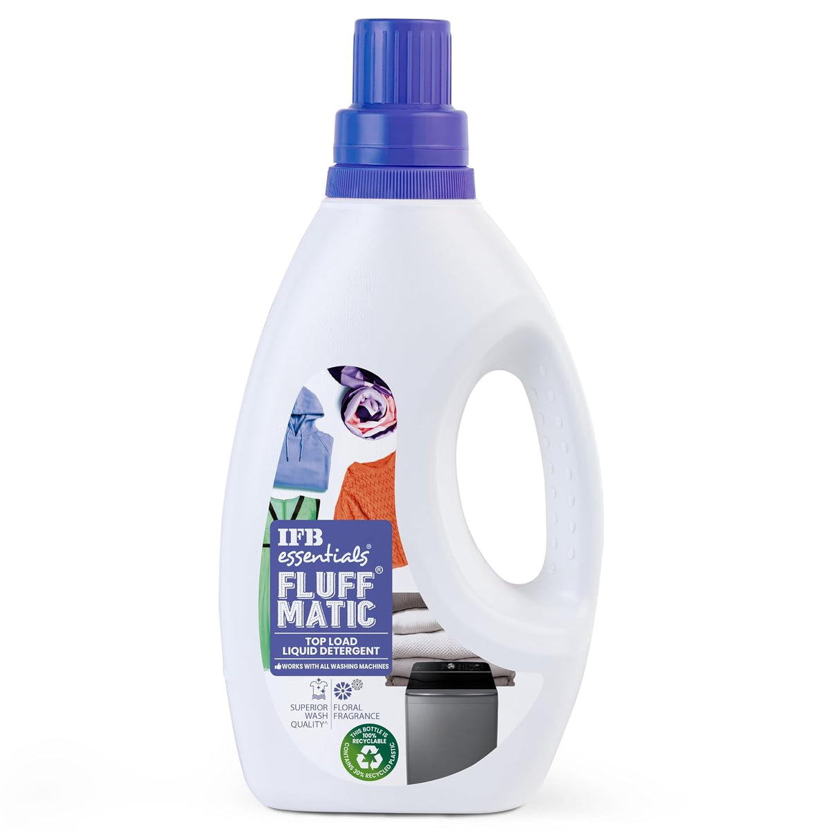 IFB Essentials Fluff Matic Front Load Liquid Detergent - 880 ml