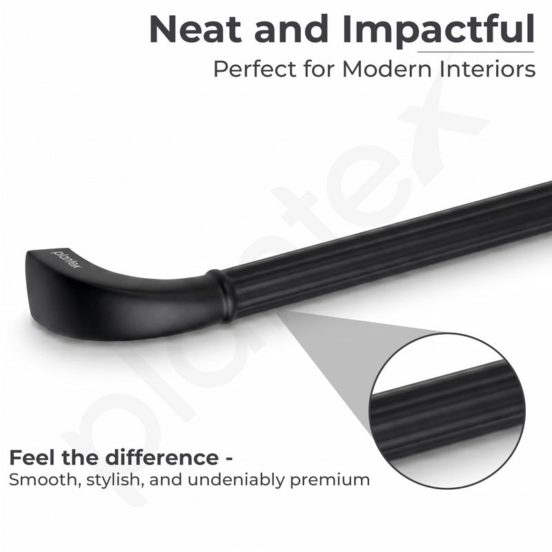 Plantex Cabinet Handle/160mm Handle for Drawer/Wardrobe/Kitchen Handle/Pull-Push Handle for Home/Office - Pack of 1 (Black) (Model APS-PH-105)-4