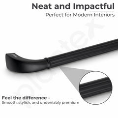 Plantex Cabinet Handle/160mm Handle for Drawer/Wardrobe/Kitchen Handle/Pull-Push Handle for Home/Office - Pack of 2 (Black) (Model APS-PH-105)-4