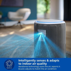 Philips AC3220/60 Smart Air Purifier for Home with CADR of 520 m³/h and Covers upto 600 sq.ft