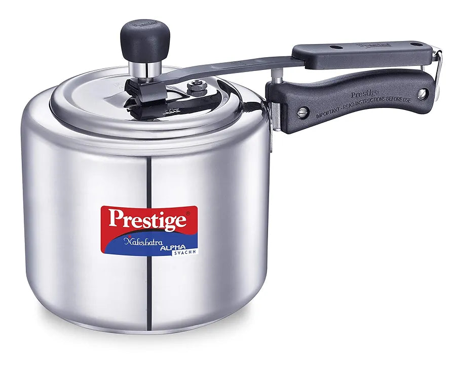 Prestige Svachh, 20245, 3 L, Nakshatra Alpha Straight Wall, With Deep Lid For Spillage Control , 600 milliliters
