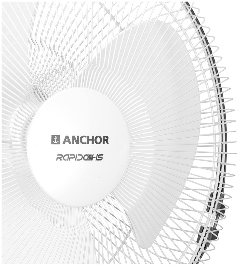 Anchor by Panasonic Rapido 400 mm High Speed Pedestal Fan (Grey)-4