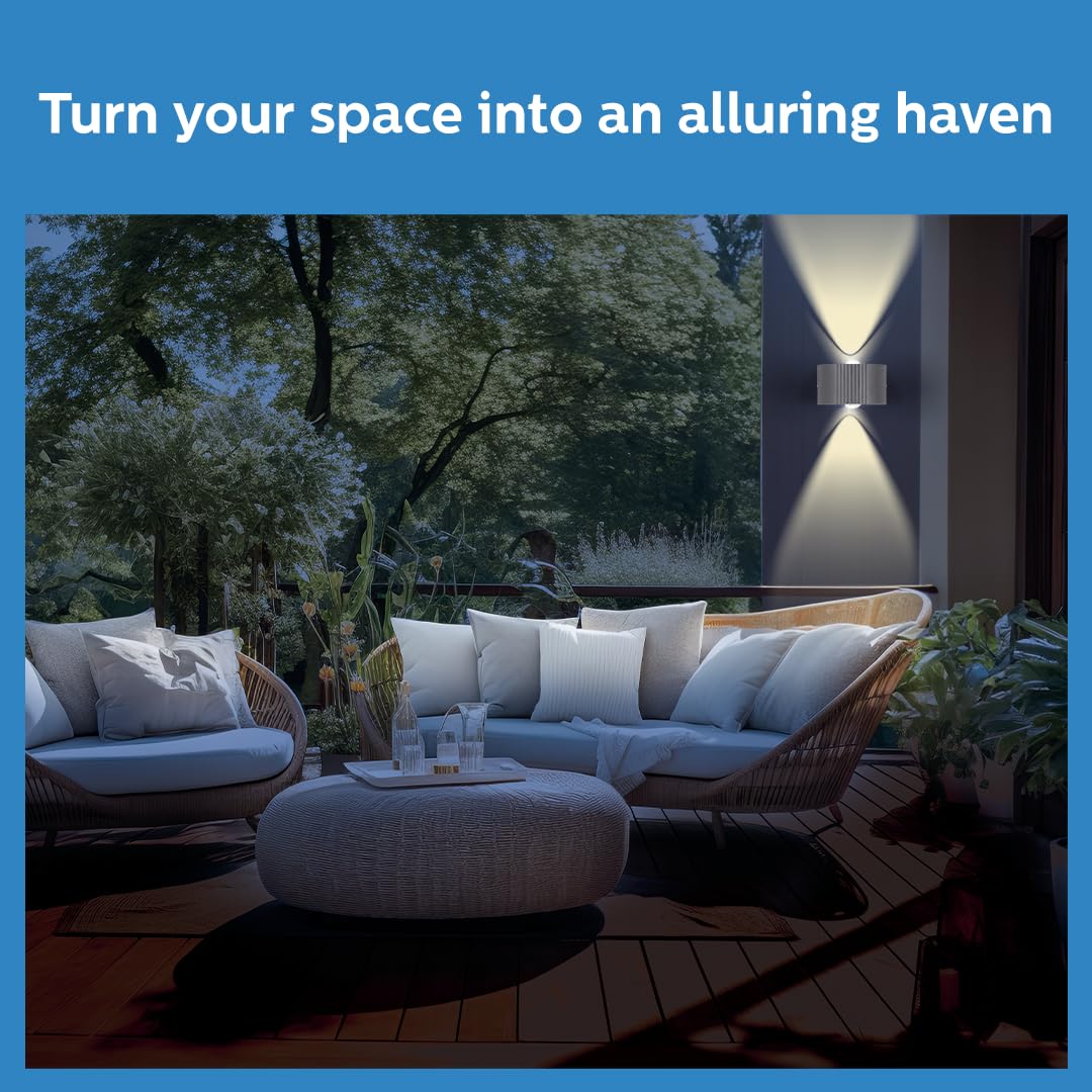 Philips 10W Round decorative Wall Light