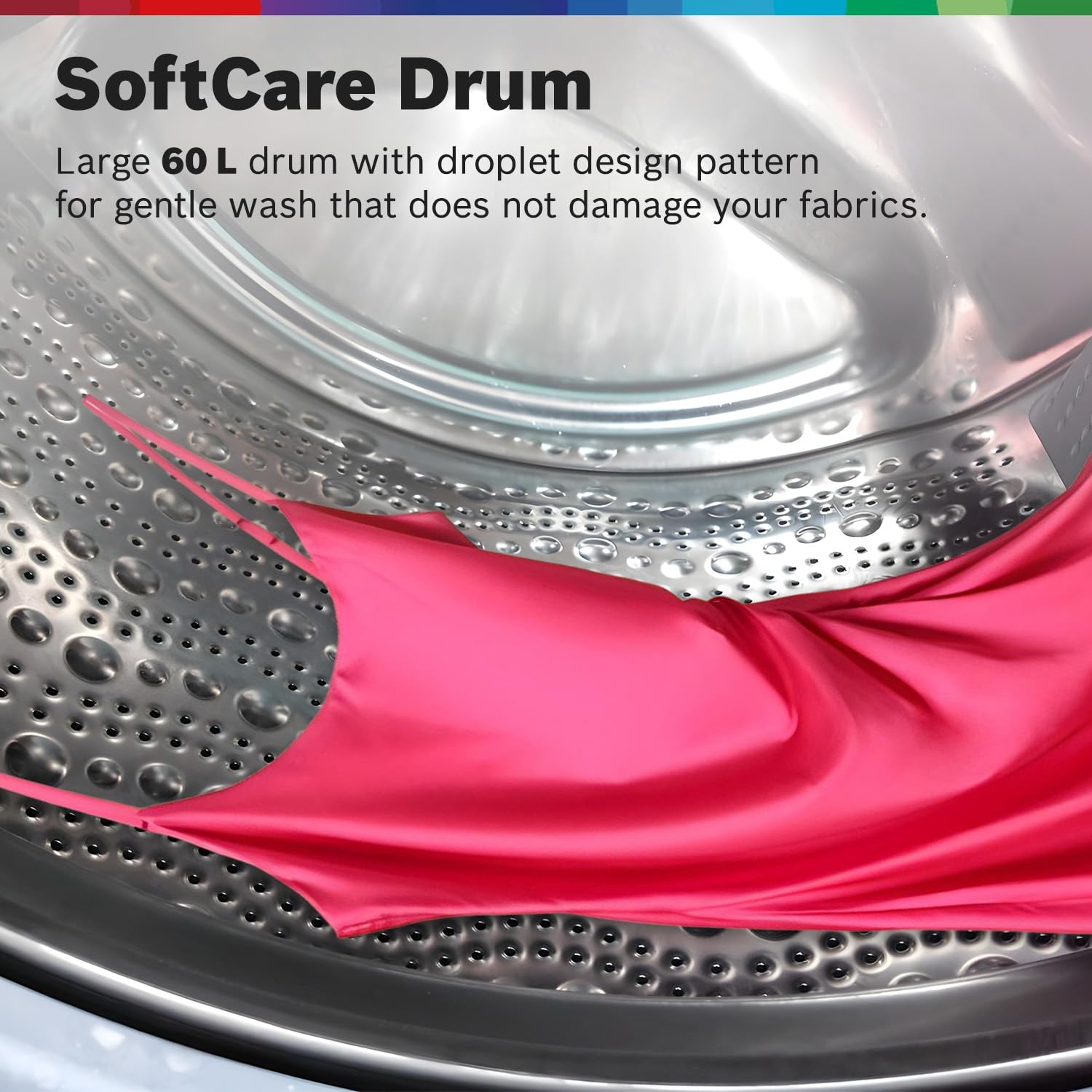 Bosch 8 kg 5 Star Fully-Automatic Front Loading Washing Machine (WAJ2826CIN, Black Grey, AI active water plus, In-Built Heater)