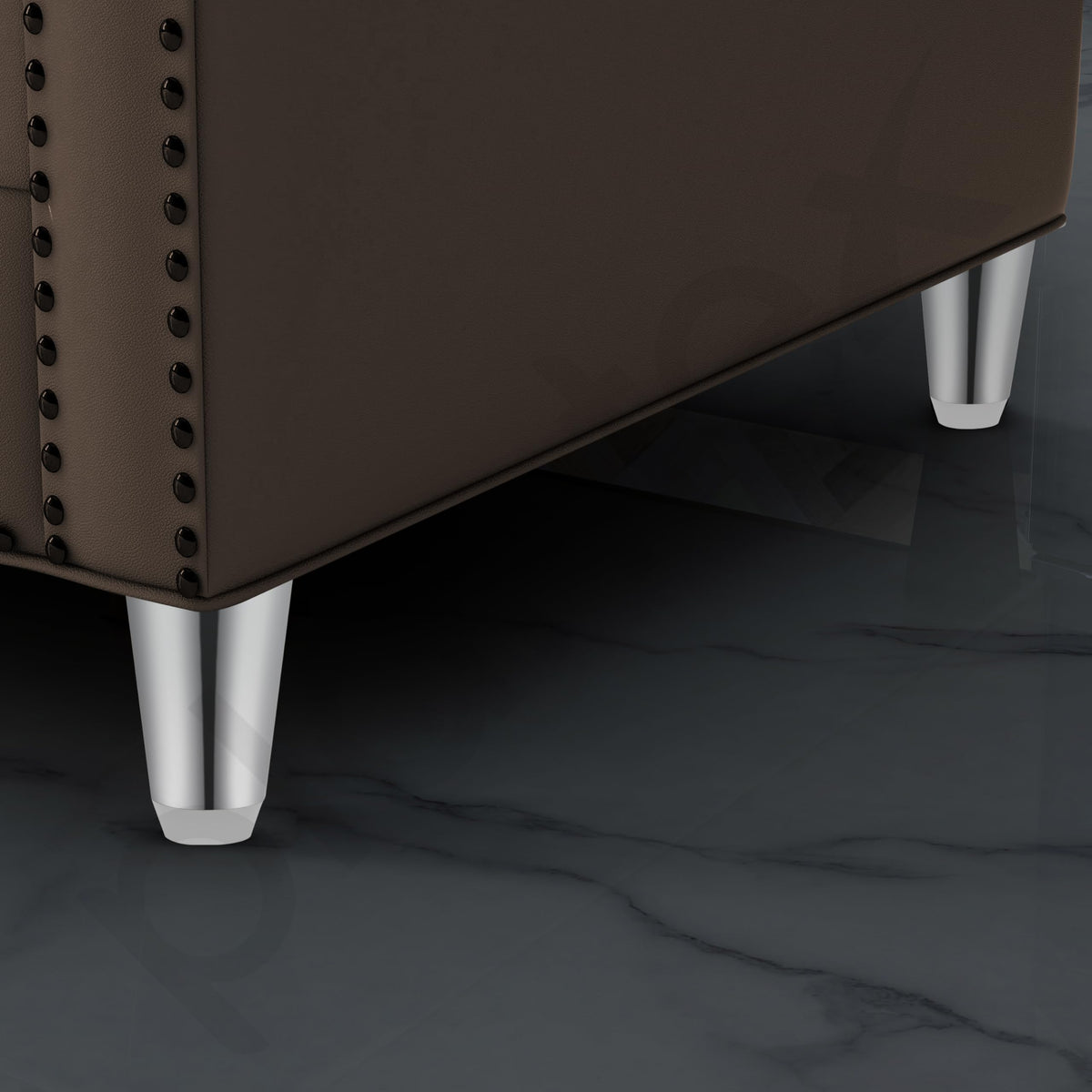 Plantex Stainless Steel Legs for Furniture/Sofa Leg/Sofa Support Legs/Sofa Leg Set of 4 pcs (Chrome)