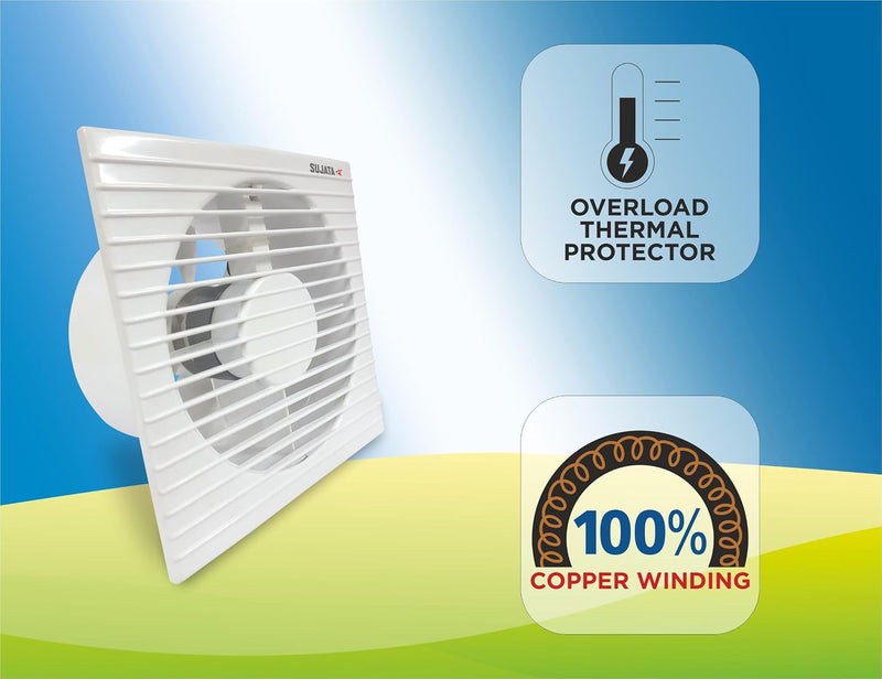 Sujata 150 mm Premium Exhaust Fan for Kitchen, Bathroom & Office-3