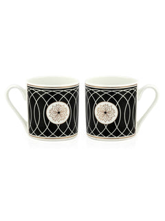 Clay Craft Fine Ceramic Melon Noir Tea/Coffee Cup Set of 6-220 ml Each (N403) Perfect for Afternoon Tea, Gifts, and Home Decor, Elegant Ceramic Mugs, Modern Milk Mugs, Coffee Mugs,