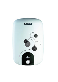 Usha Aquagenie 6 LTR 2500-Watt 5 Star Storage Water Heater (Ivory Wine),with Free Installation and Connection Pipes