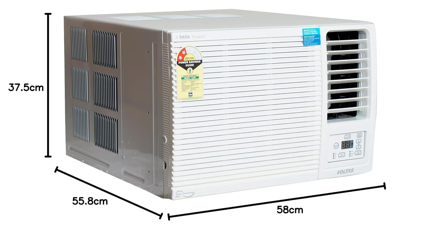 Voltas Fixed Speed Window AC, 1 Ton, 2 Star-122 Vectra Platina