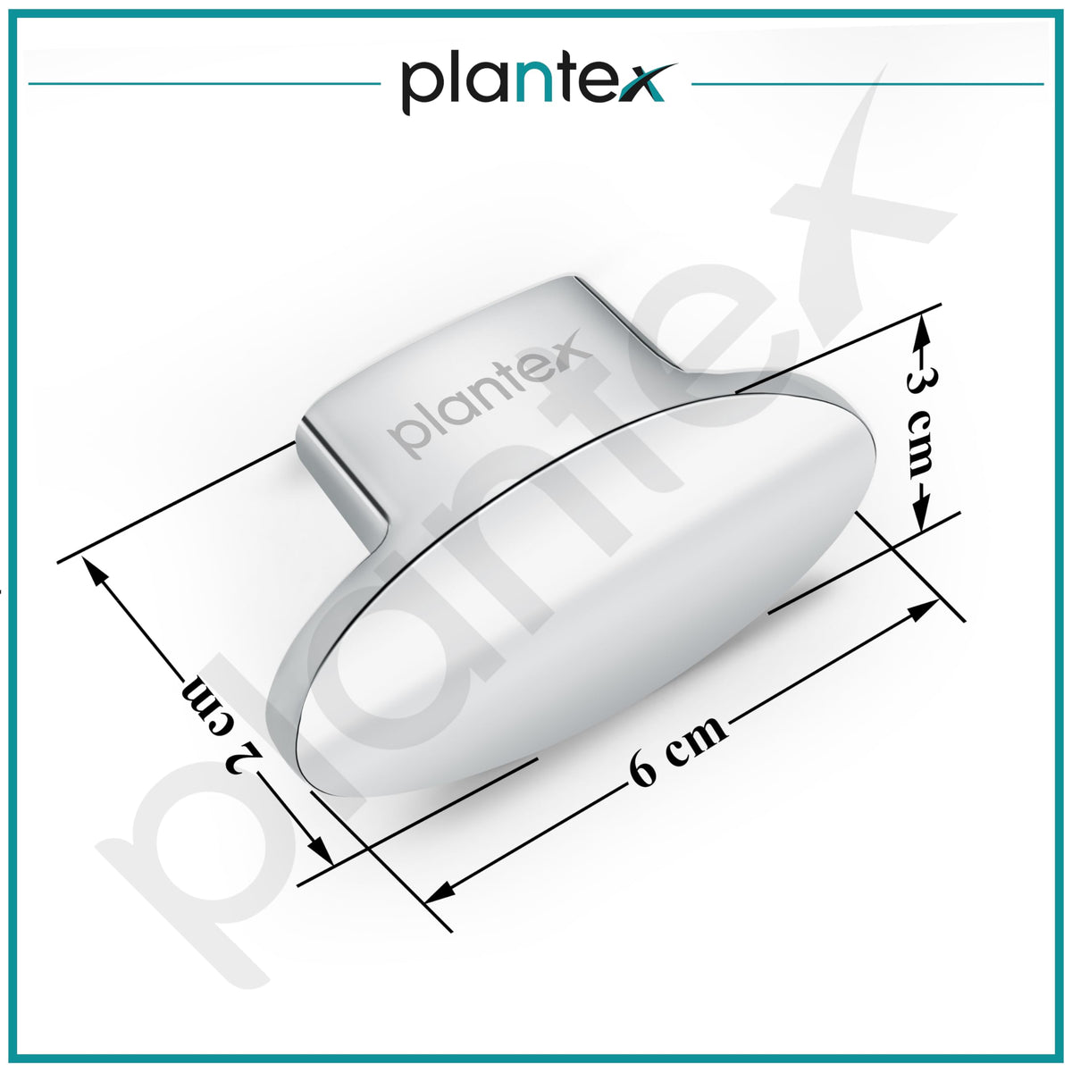 Plantex Knobs for Drawer/Small Drawer Knobs/Knobs for Cabinets/Pull-Push Knobs for Kitchen/Bedroom Drawer - Pack of 10 (Oval, Chrome)-3