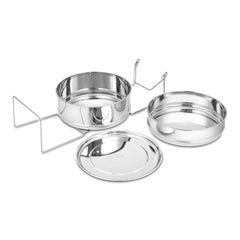 Pigeon Marshal Stainless Steel Deep and Flat Stackable Cooker Container / Separator with Lifter
