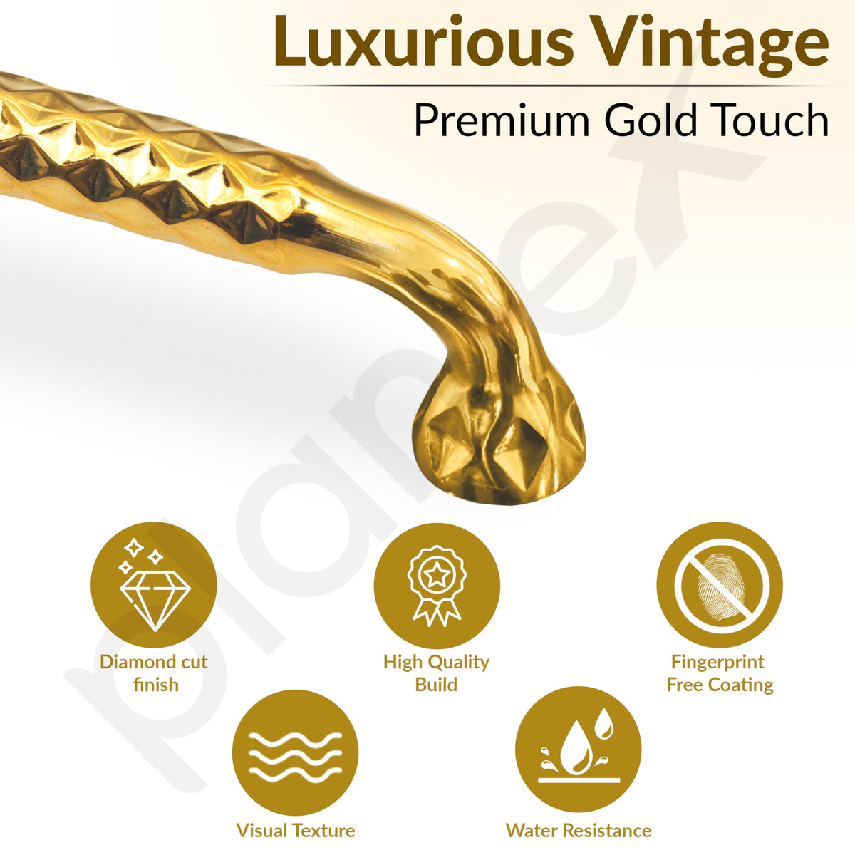 Plantex Cabinet Handle/288mm Handle for Cabinet/Door Pull-Push Handle for Home/Office - Pack of 1 (Gold) (Model APS-DTC-3710)-2