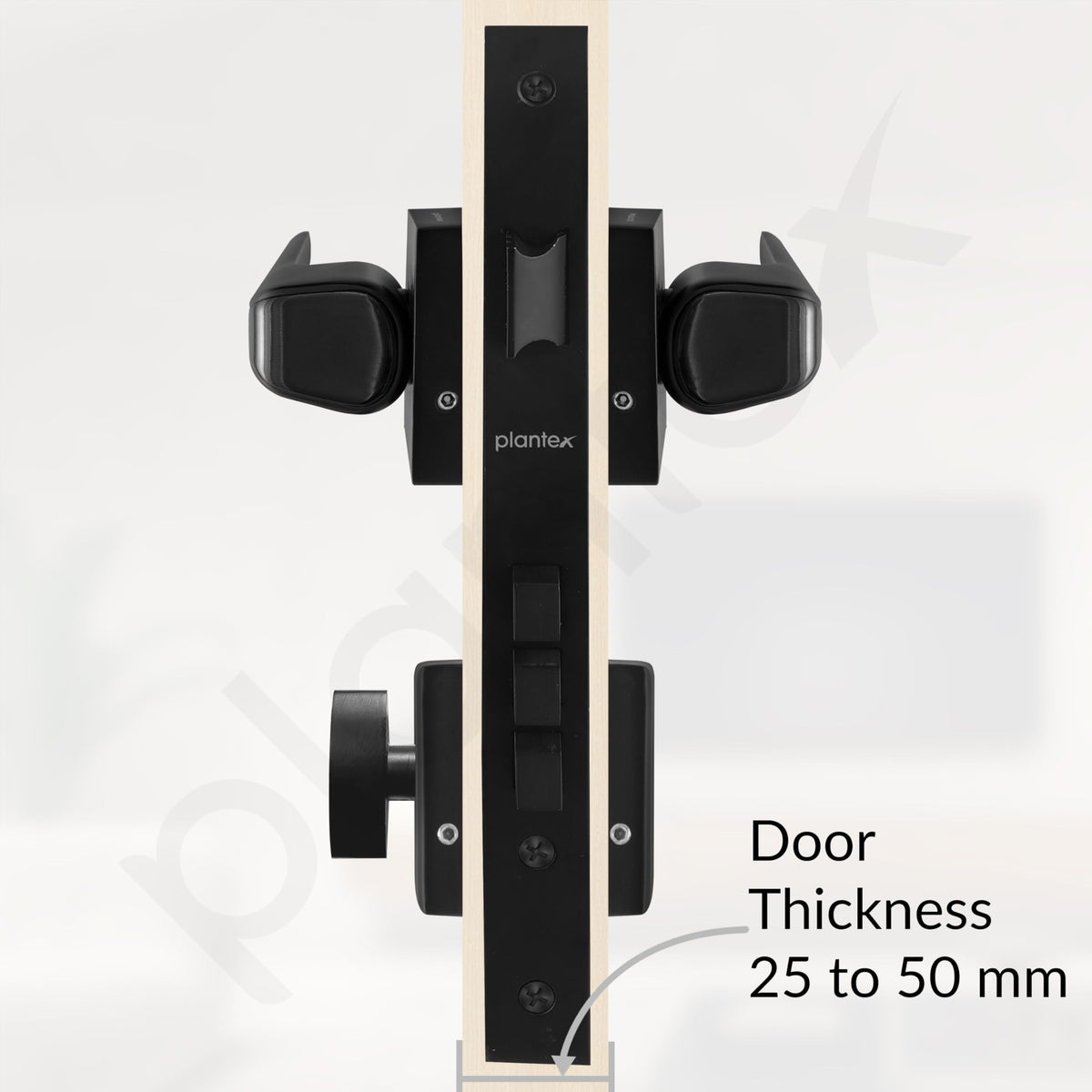 Plantex Door Lock for Home with 3 Years of Warranty/Mortise Locks for Door - Main Door Lock Set (PT-007- Black)-3