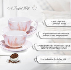 Marble Cup And Saucer (Treo by Milton)