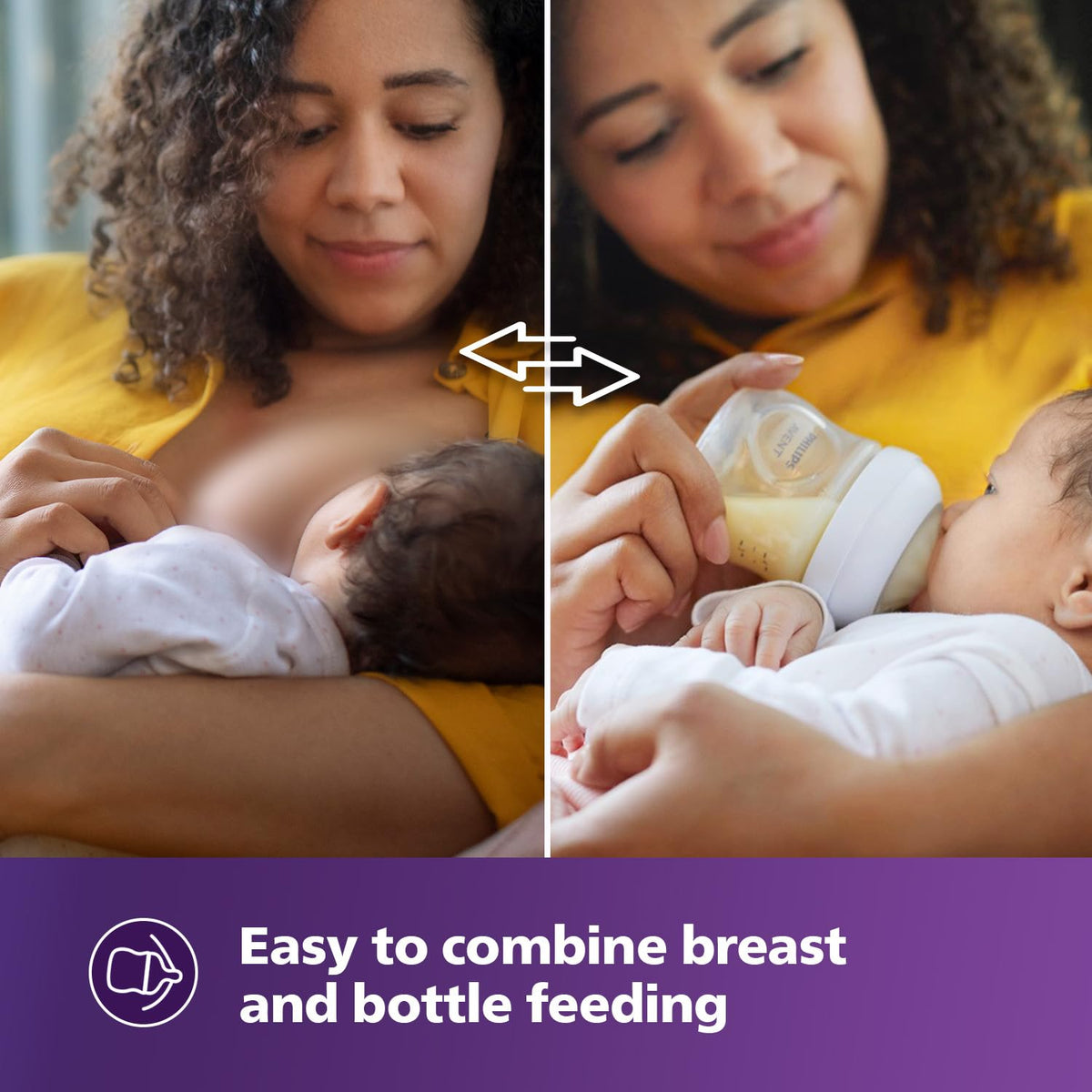 Philips Avent Natural Baby Feeding Bottle (SCY900/02) (Pack of 2)