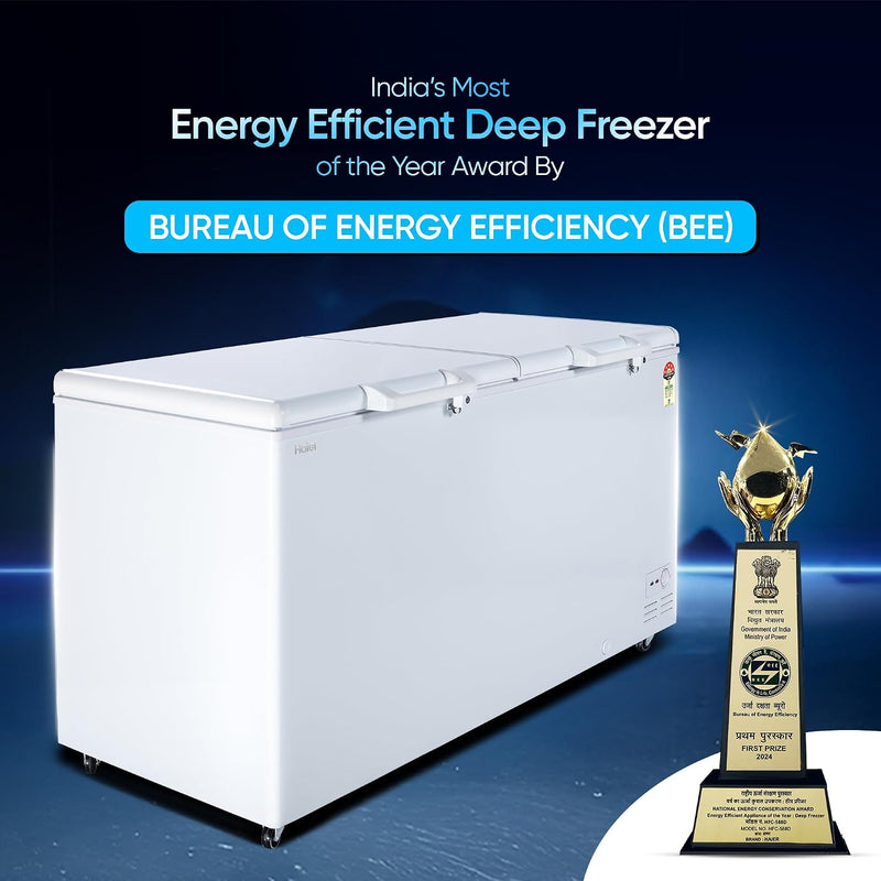 Haier HFC-588M5, 5-Star Rating, Double Door Convertible Deep Freezer, 5-Side Freezing, Dual Condenser, Inside Metal Liner & BEE Recognized Most (HFC-588DM5)-2