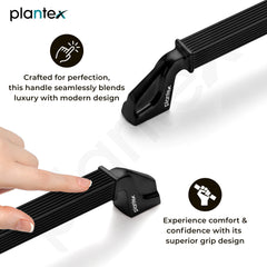 Plantex Aluminium Cabinet Handle/450mm Wardrobe Handle for Home/Cupboard Door Pull-Push Handles for Office - Pack of 2 (Black)-4
