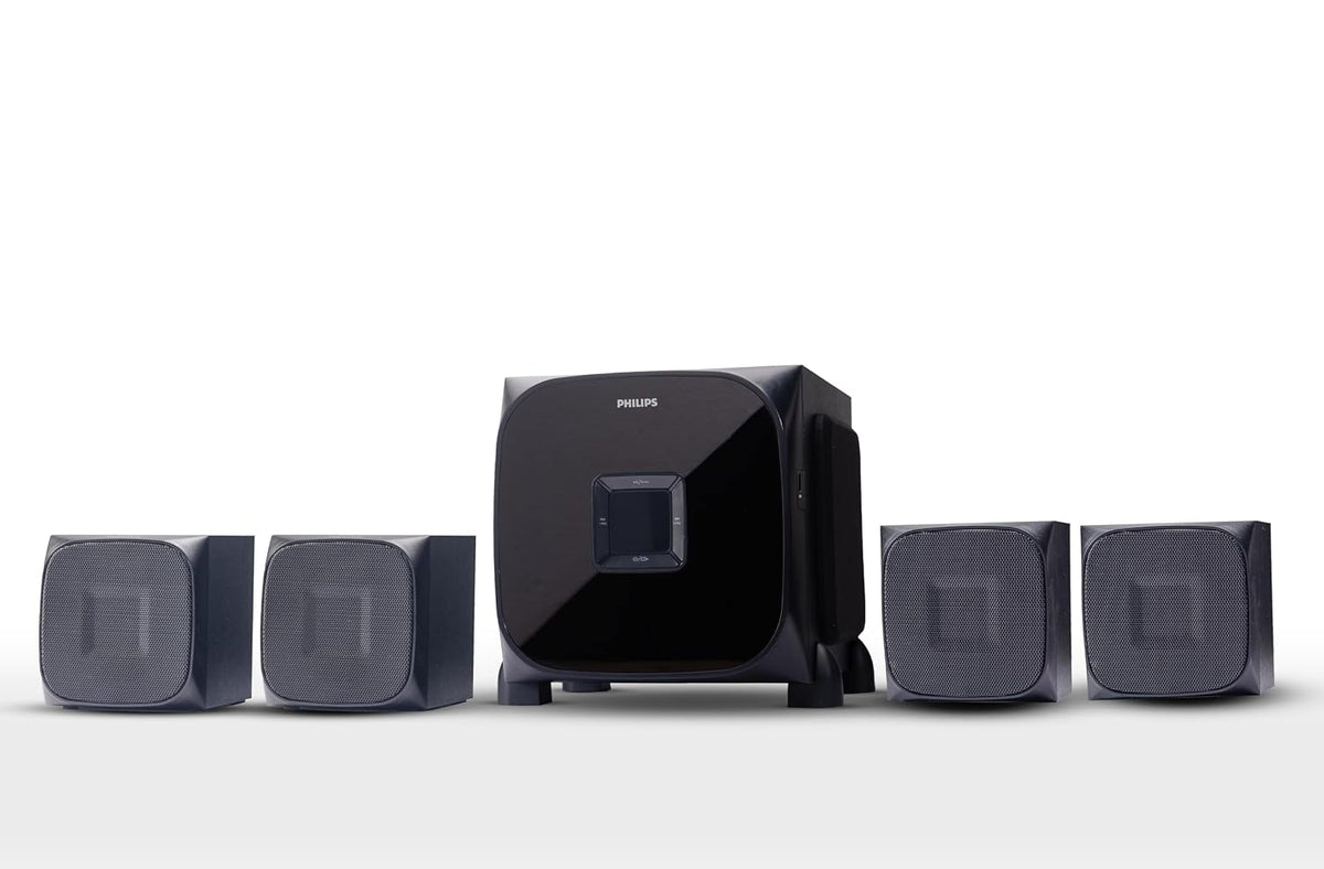 Philips Audio SPA8170B 4.1Channel 100W Bluetooth Multimedia Speaker with RiChannel Bass