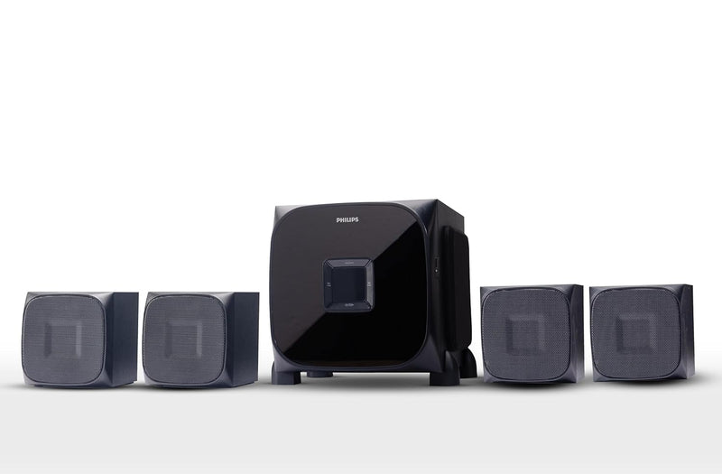Philips Audio SPA8170B 4.1Channel 100W Bluetooth Multimedia Speaker with RiChannel Bass