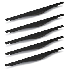 Plantex Profile Handle for Kitchen Cabinet/14 Inch Aluminium Drawer Profile Handle/Wardrobe Pull Handle for Home/Office/Hotel - Pack of 5 (Black) (Model APS-PF-1001)-1