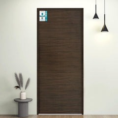 Plantex WPC Doors for Bathroom (30 mm - Thickness)/Waterproof Bathroom Door/2.5x6.75 Feet Wooden Finished Door for Home/Balcony/Office/Kitchen, Density-550 (30x81 inch,24 kg- Charcoal Oak)-1