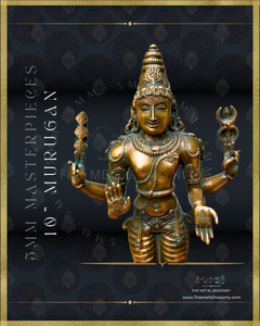Murugan|Subramaniar Panchaloha Bronze Icon - 10" Masterpieces Collection