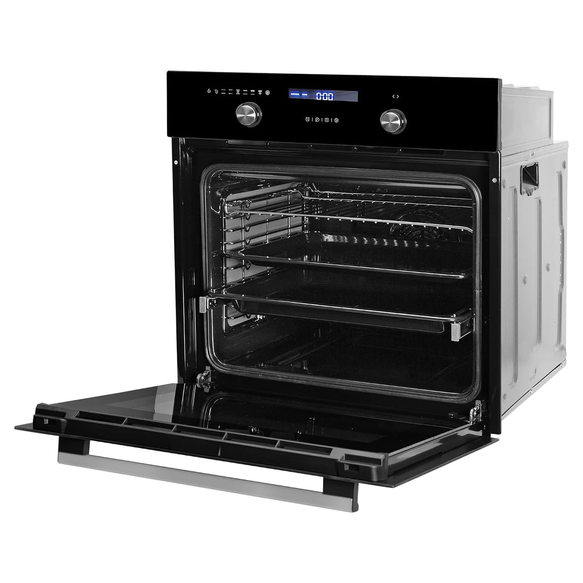 Faber 75L Built-in Convection Oven (FBIO 75L 9F BK, Full Black Glass) | 9 Cooking Functions with 3D Hot Air Circulation 