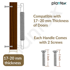 Plantex Cabinet Handle/Kitchen Cabinet Door Handle/Wardrobe/224 mm Cupboard Handle/Door Pull-Push Handle for Home/Office - Pack of 2 (Brass Antique) (Model APS-DTC-3910)-5