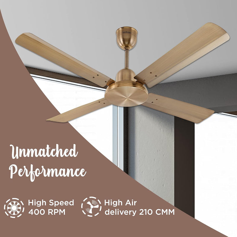 Hindware Delito 1200 mm Designer Ceiling Fan (Antique Copper)-4