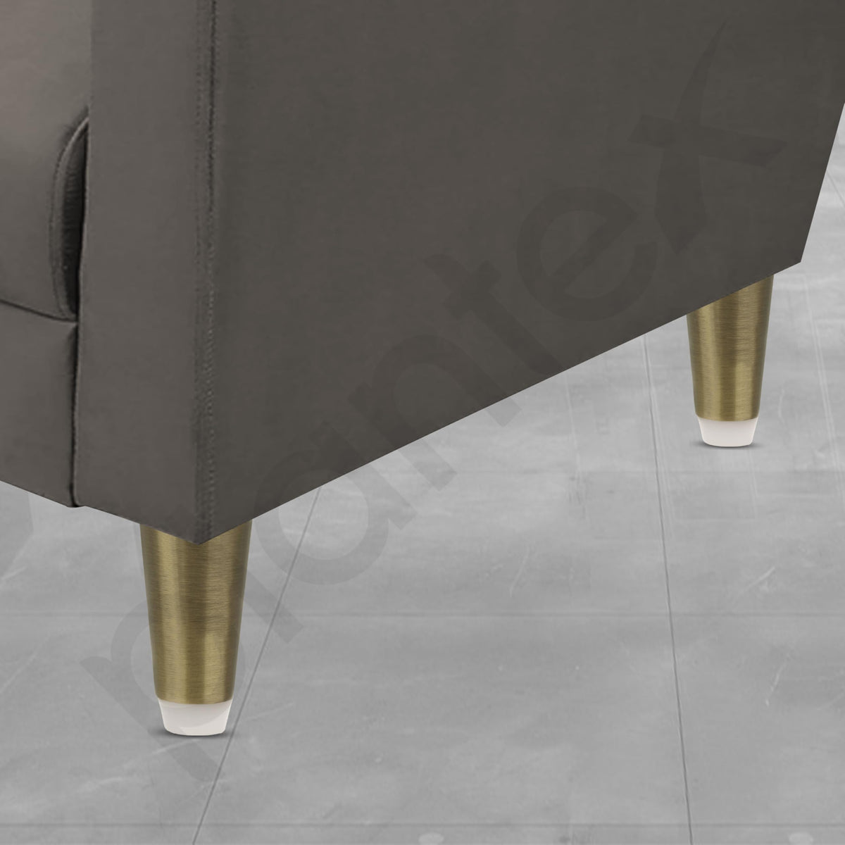 Plantex Heavy Duty Stainless Steel 4 inch Sofa Leg/Bed Furniture Leg Pair for Home/Furniture Sofa Legs for Table/Support Legs/Furniture Leg (Brass Antique) Set of 4 Pcs-2