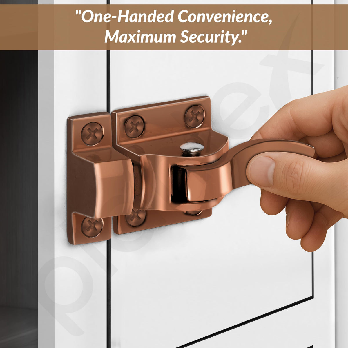 Plantex Cabinet Latch Heavy-Duty Hatch Case Bolt for Storage Units, Toolboxes, Kitchen Cabinets & Cupboards - Pack of 4 (Rose Gold)-4