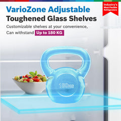 BOSCH MaxFlex Convert 302 L 3 Star Inverter Frost Free Triple Door Refrigerator (CMC33K03NI, 8-in-1 Convertible, UV Protected Body Shield, VitaFresh Technology, Adaptive UI, Sparkly Steel)