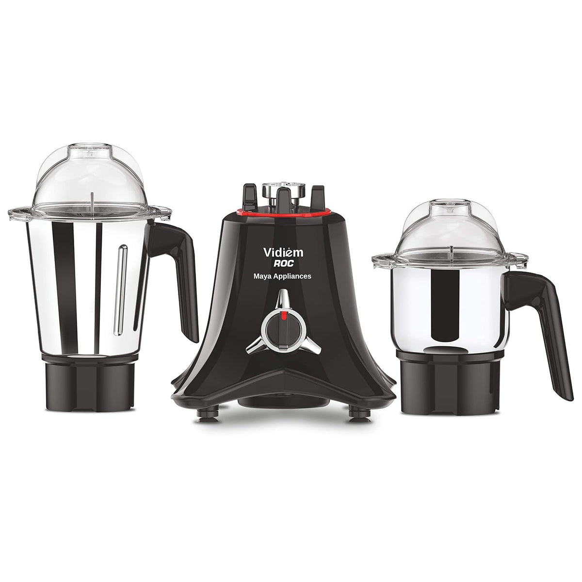 Vidiem ROC Mixer Grinder 1500W for Kitchen with 2 SS Self-Locking Jars