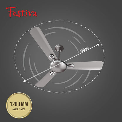 Havells Festiva 1200mm Dust Resistant Ceiling Fan (Mist)