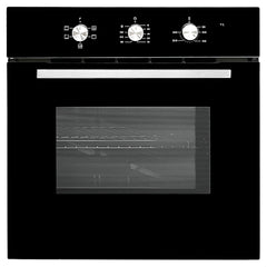 Faber 80L Built-In Full Black Glass Oven||Mechanical Timer||5 Cooking Functions with Grill Rack,Grill Tray||2-Layer Glass Door, 50–250°C Temp Range||FBIO 80L 5F BK||2Yr Comprehensive Warranty