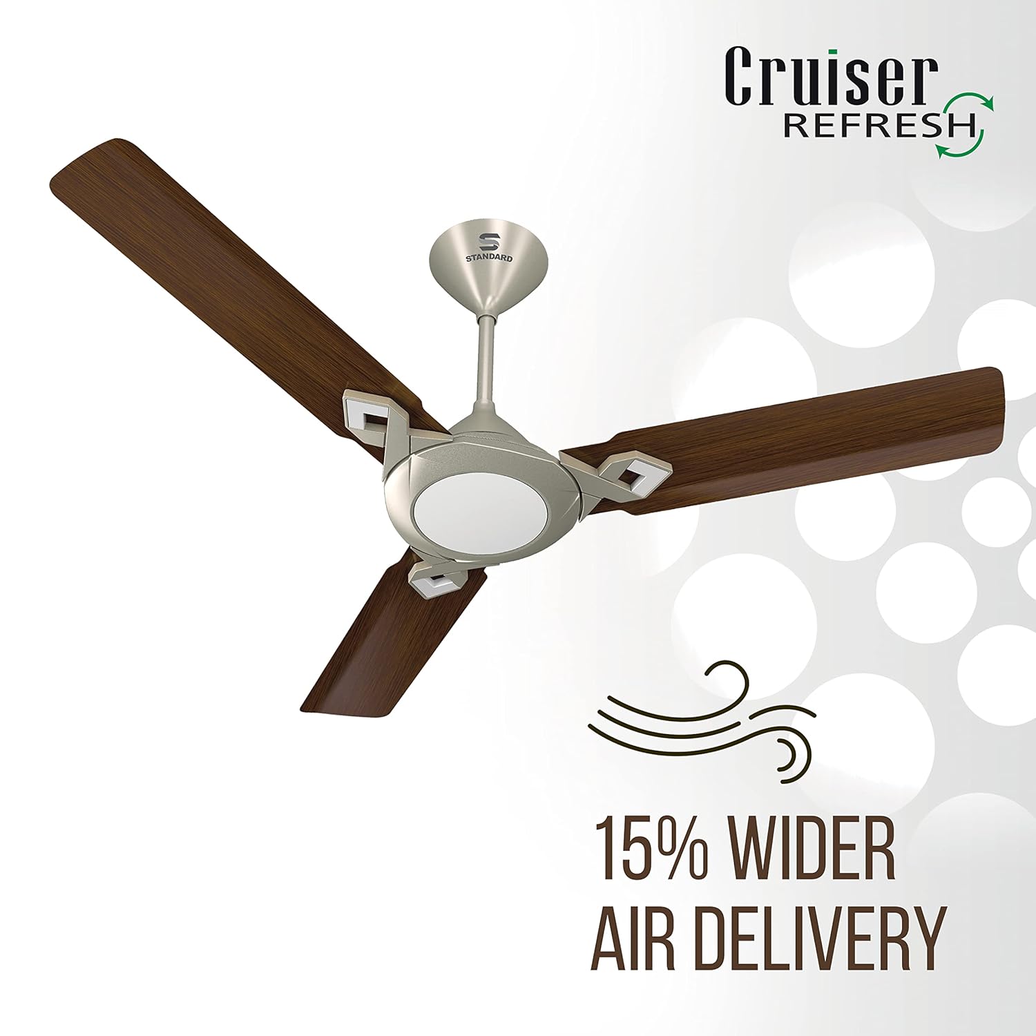 Standard Cruiser Refresh 1200mm Ceiling Fan (American Wenge)
