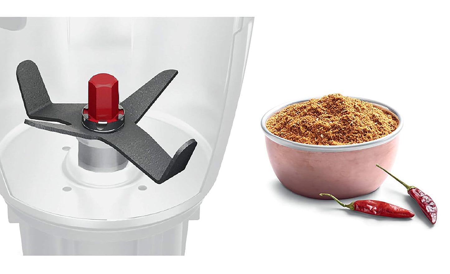 Bosch Pro 1000W Mixer Grinder MGM8842MIN - Black