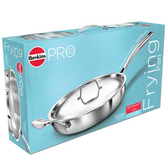 Hawkins Pro 26 cm Frying Pan, Triply Stainless Steel Fry Pan with Stainless Steel Handle, Silver (PSF26)