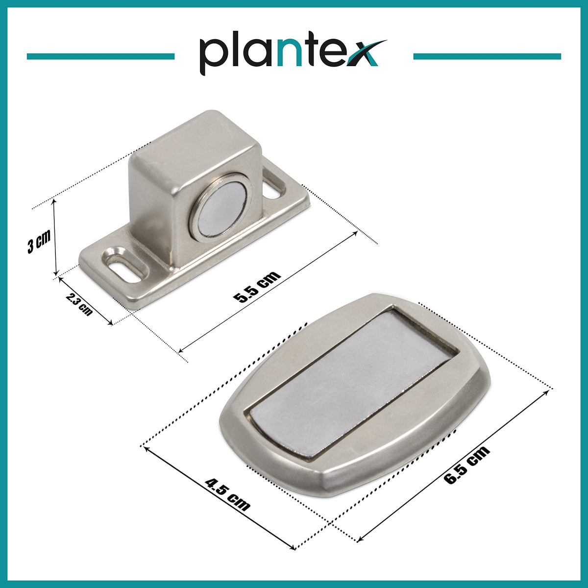 Plantex Door Stopper Magnetic/Door Holder Stopper/Floor Door Stoppers/Stops for Home/Hotel/Office (184 Satin)-3
