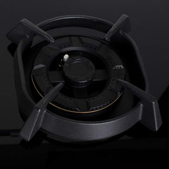 Faber Hobtop Utopia HT903 CRS BR CI AI 3 Brass Burner Auto Ignition Glass Cooktop, Black