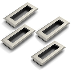 Plantex Sliding Door Handle/Concealed Handle for Sliding Door/96mm Concealed Handle for Wardrobe/Kitchen Cabinet - Pack of 4 (Satin) (Model APS-DTC-3900)-1