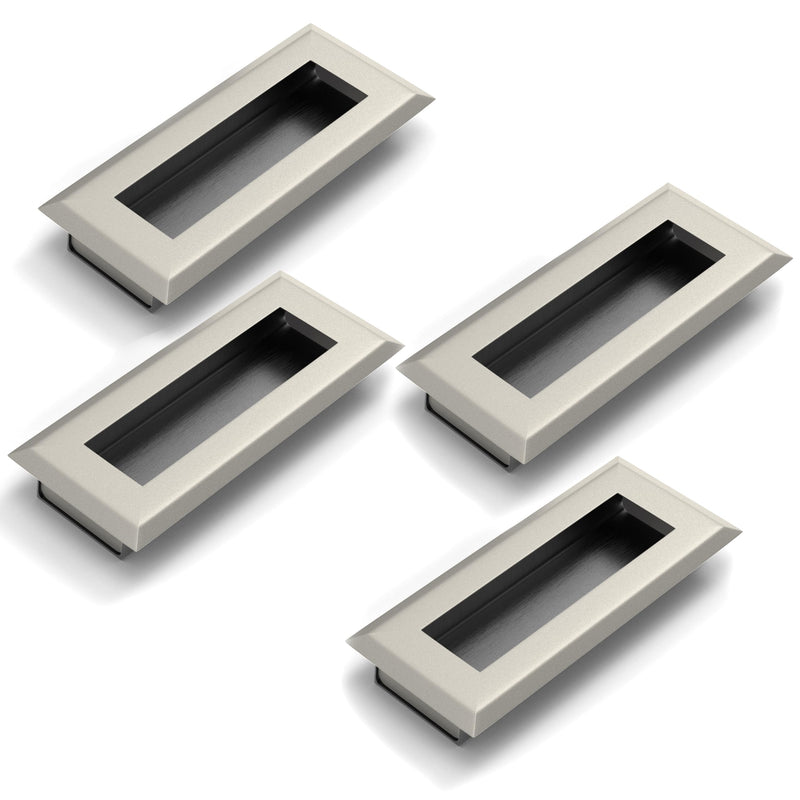 Plantex Sliding Door Handle/Concealed Handle for Sliding Door/96mm Concealed Handle for Wardrobe/Kitchen Cabinet - Pack of 4 (Satin) (Model APS-DTC-3900)-1