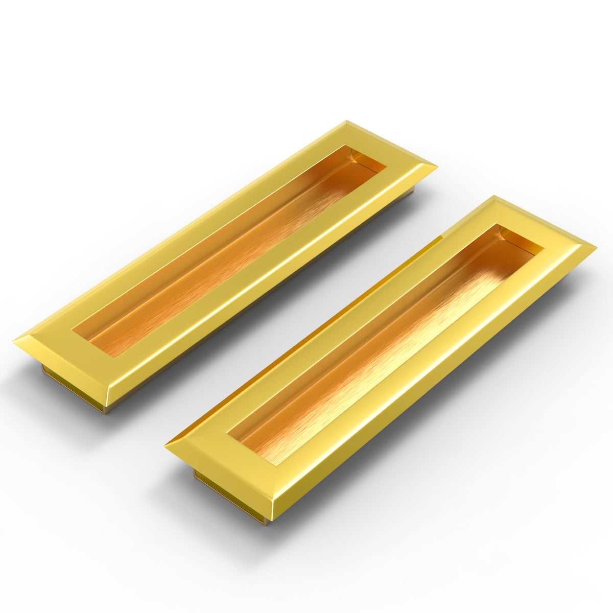 Plantex Sliding Door Handle/Concealed Handle for Sliding Door/160mm Concealed Handle for Wardrobe/Kitchen Cabinet - Pack of 2 (PVD Gold) (Model APS-DTC-3900)-1