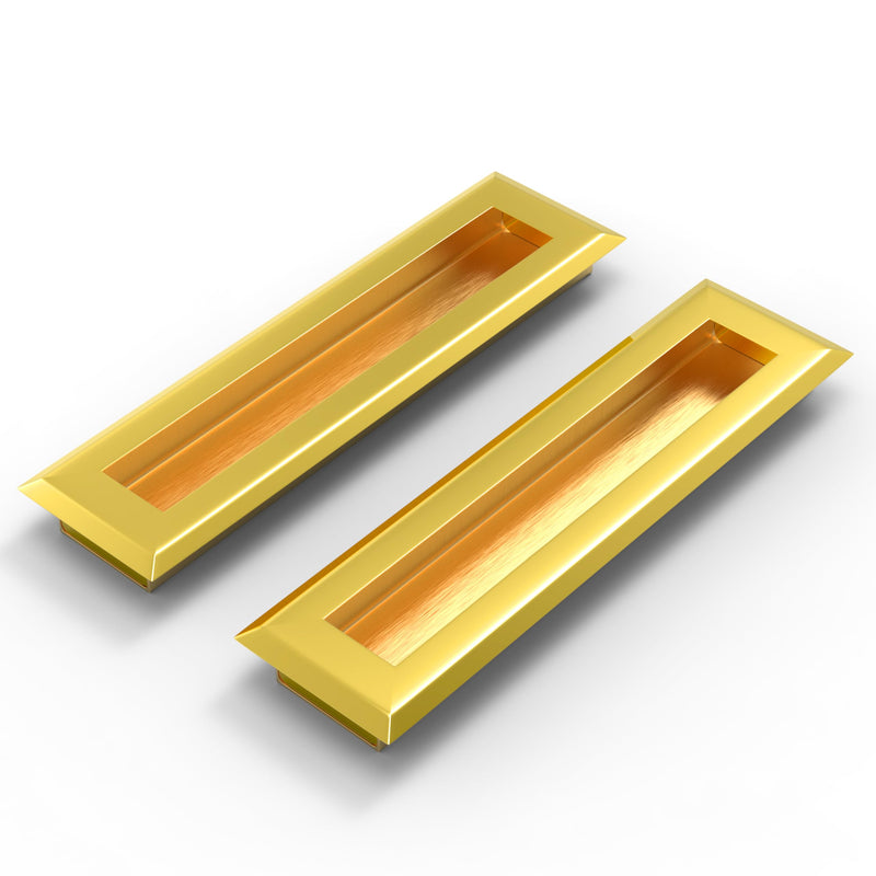 Plantex Sliding Door Handle/Concealed Handle for Sliding Door/160mm Concealed Handle for Wardrobe/Kitchen Cabinet - Pack of 2 (PVD Gold) (Model APS-DTC-3900)-1