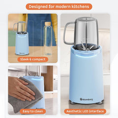 Atomberg New Launch Zephyr 4J Nutri Blender | Mixer-Grinder-Smoothie Maker